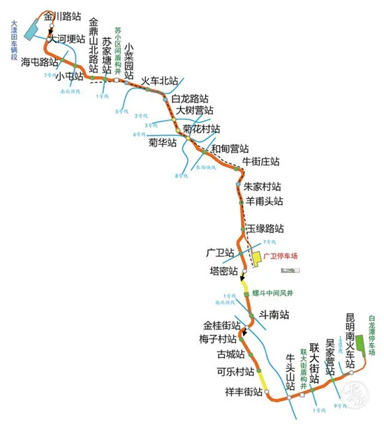 曲靖地铁线路图图片